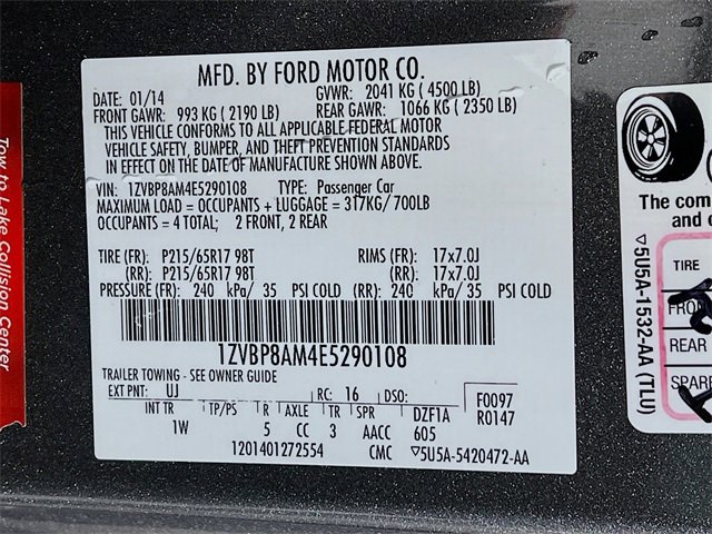 Used 2014 Ford Mustang Coupe w/ Equipment Group 102A image 25