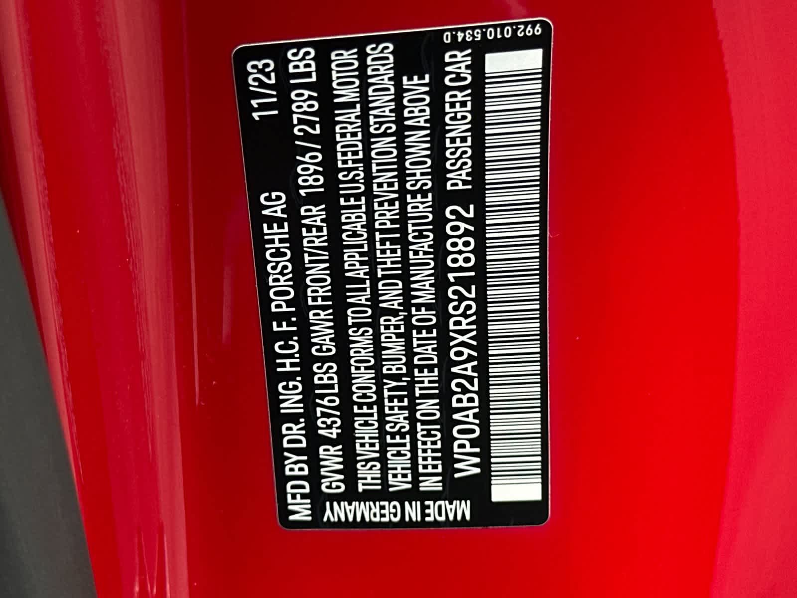 Certified 2024 Porsche 911 Carrera 4 GTS AWD/4WD image 30