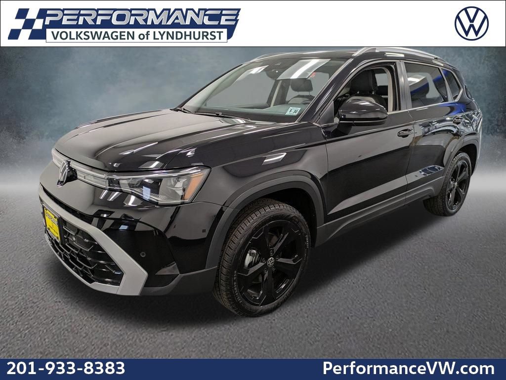Used 2025 Volkswagen Taos SEL w/ Black Wheel Plus Package AWD/4WD image 1