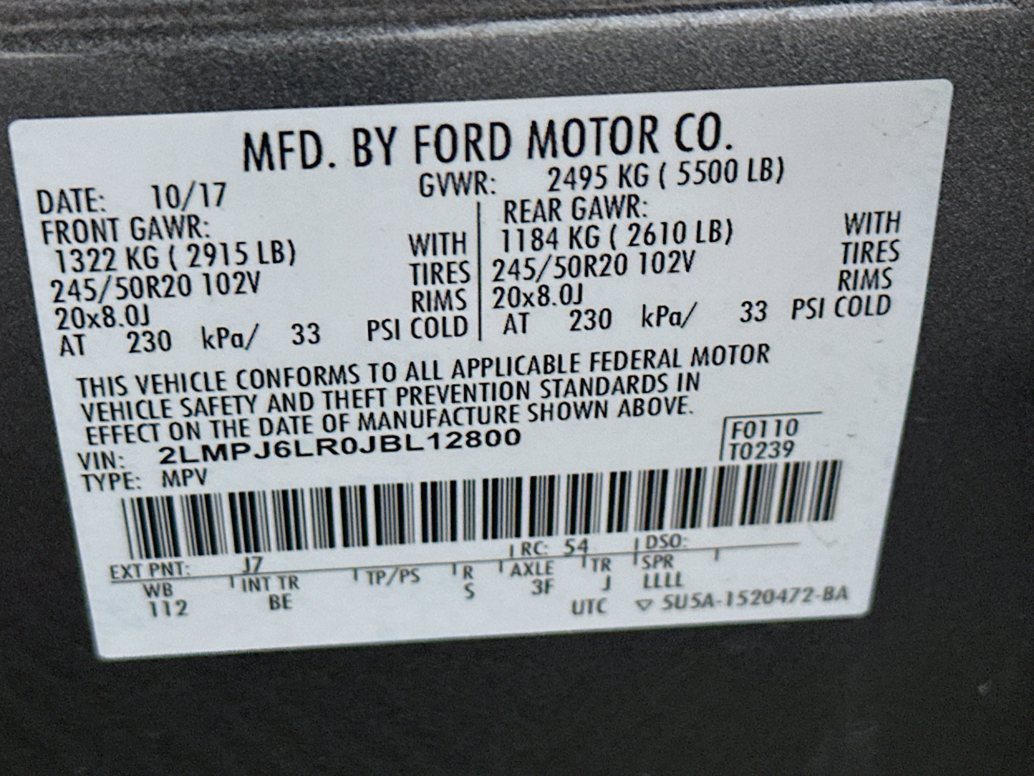 Used 2018 Lincoln MKX Reserve FWD image 12