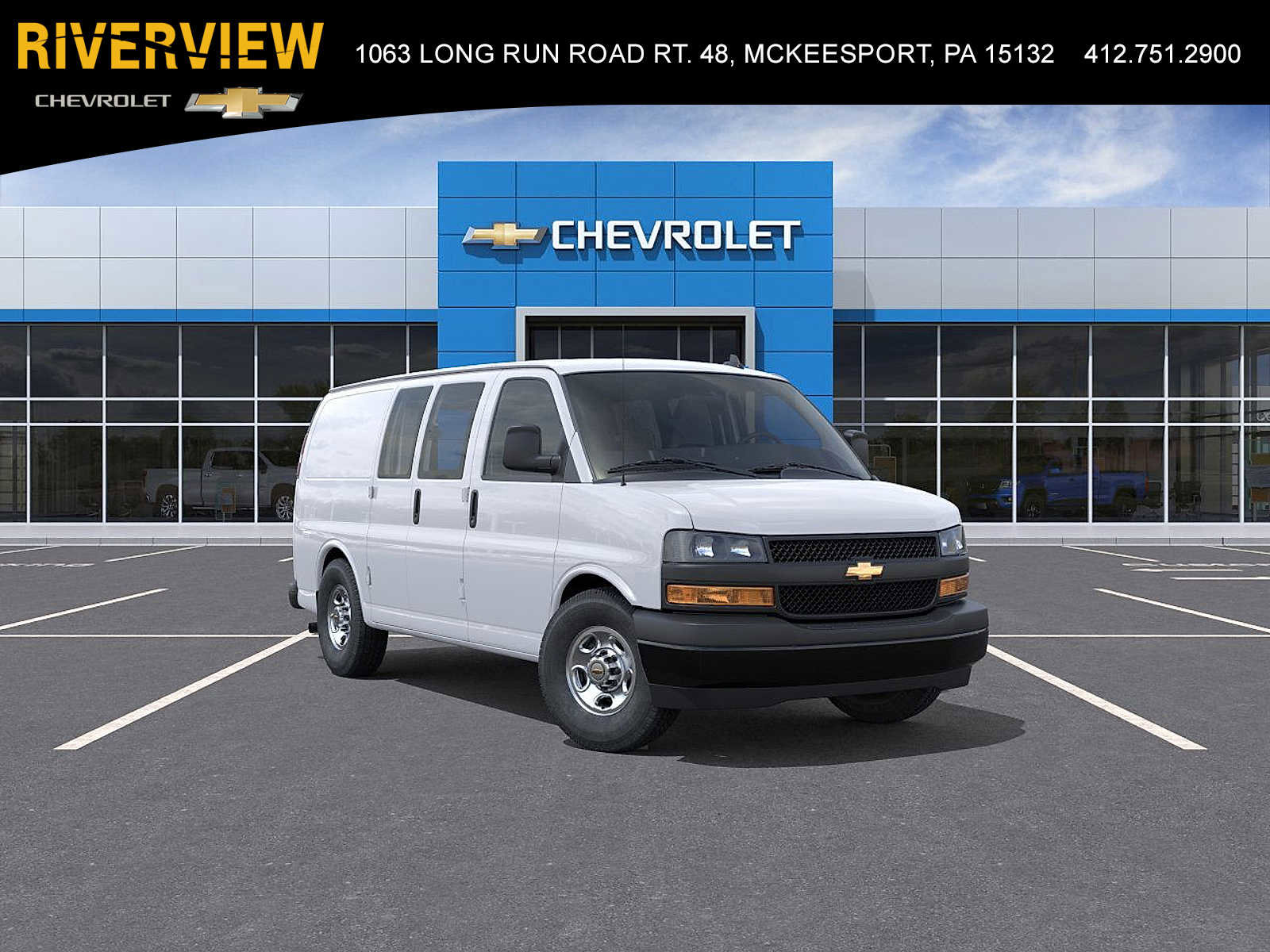 New 2025 Chevrolet Express 3500 w/ Driver Convenience Package RWD image 1