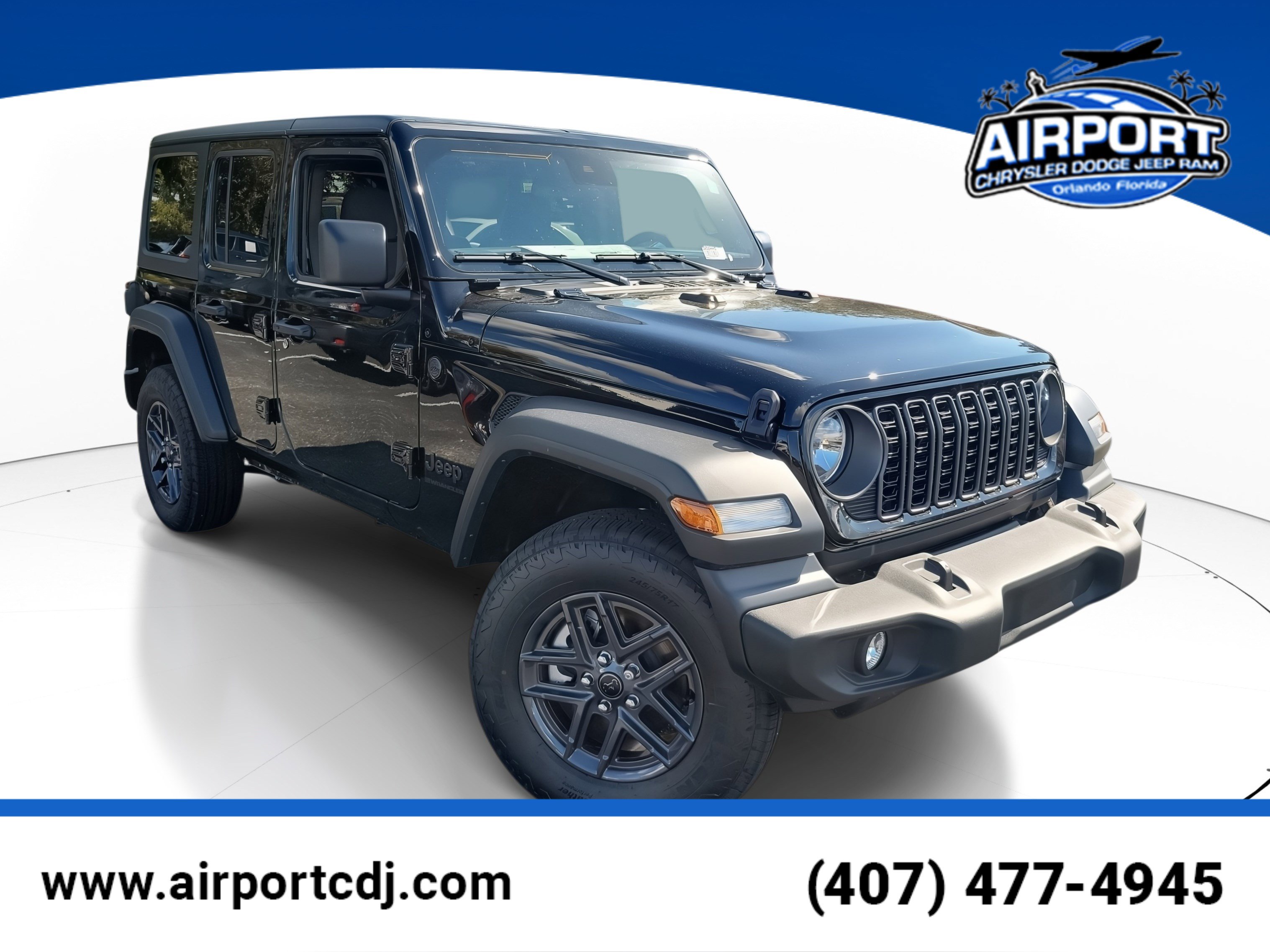 New 2025 Jeep Wrangler Sport S