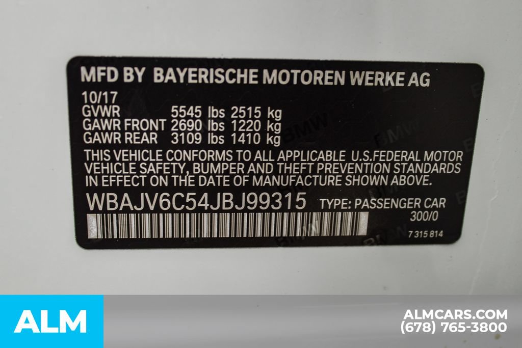 Used 2018 BMW 640i Gran Turismo xDrive AWD/4WD image 37