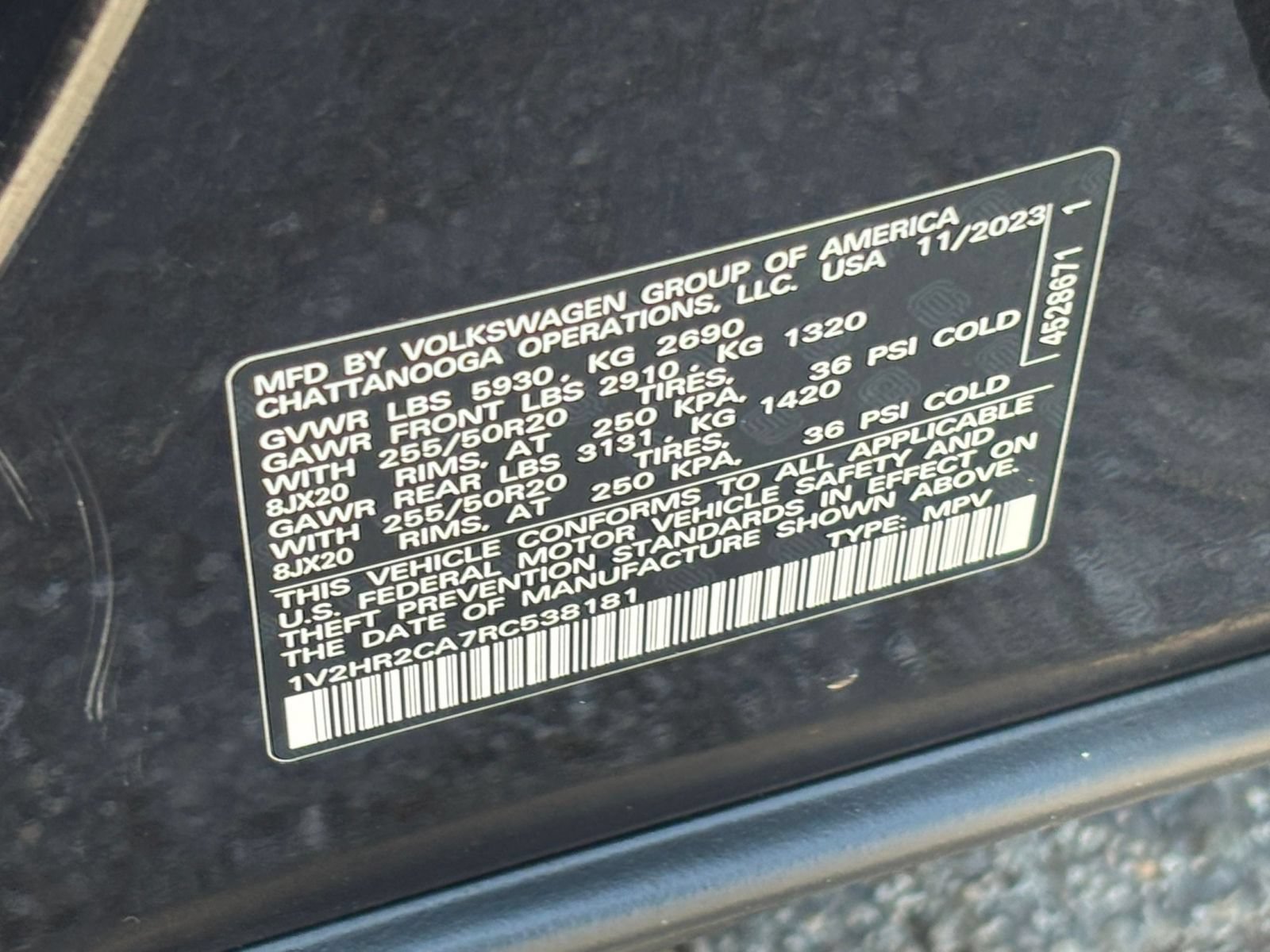 Used 2024 Volkswagen Atlas SE AWD/4WD image 31