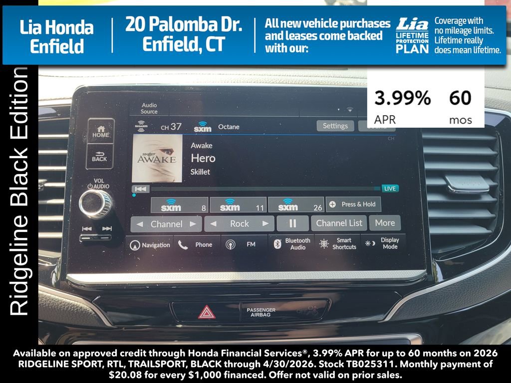 New 2026 Honda Ridgeline Black Edition image 22