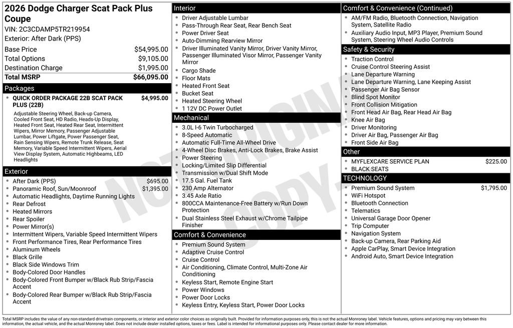 New 2026 Dodge Charger Scat Pack AWD/4WD image 6