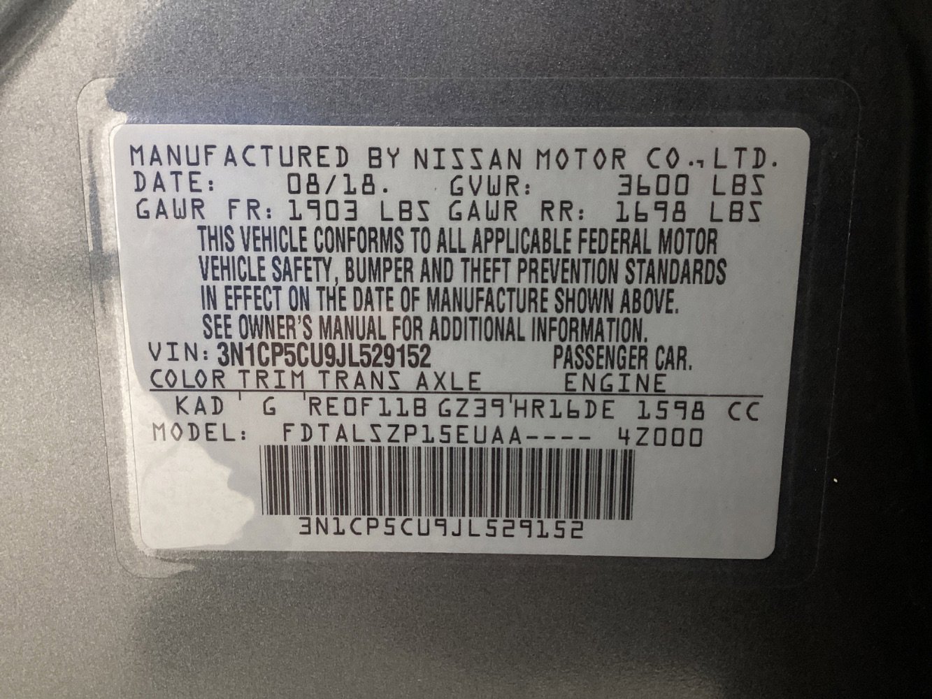 Used 2018 Nissan Kicks SV image 47