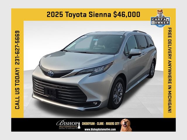 Used 2025 Toyota Sienna XLE FWD image 1