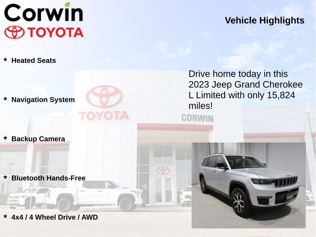 Used 2023 Jeep Grand Cherokee L Limited AWD/4WD image 7