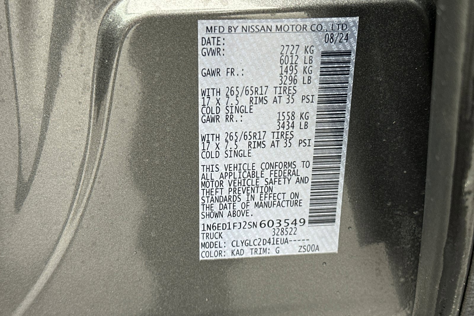 Used 2025 Nissan Frontier SV w/ SV Convenience Package image 30