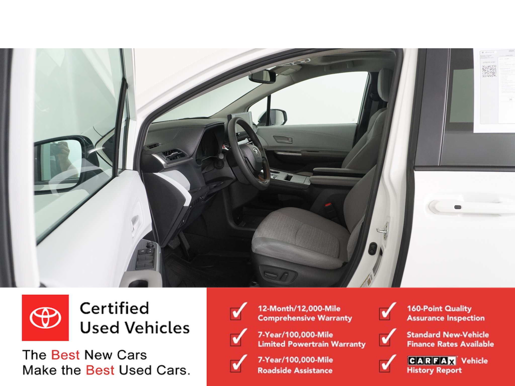 Certified 2025 Toyota Sienna LE w/ LE Plus Package FWD image 14