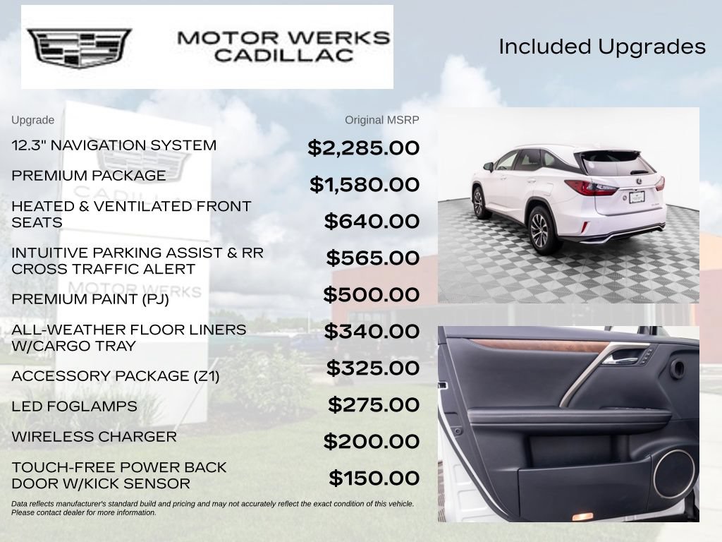 Used 2022 Lexus RX 350L Premium w/ Premium Package AWD/4WD image 8