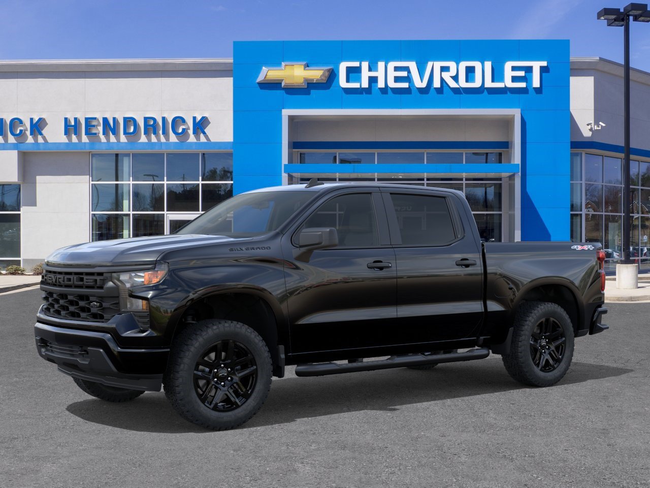 New 2026 Chevrolet Silverado 1500 Custom w/ Turbomax Blackout Package AWD/4WD image 3