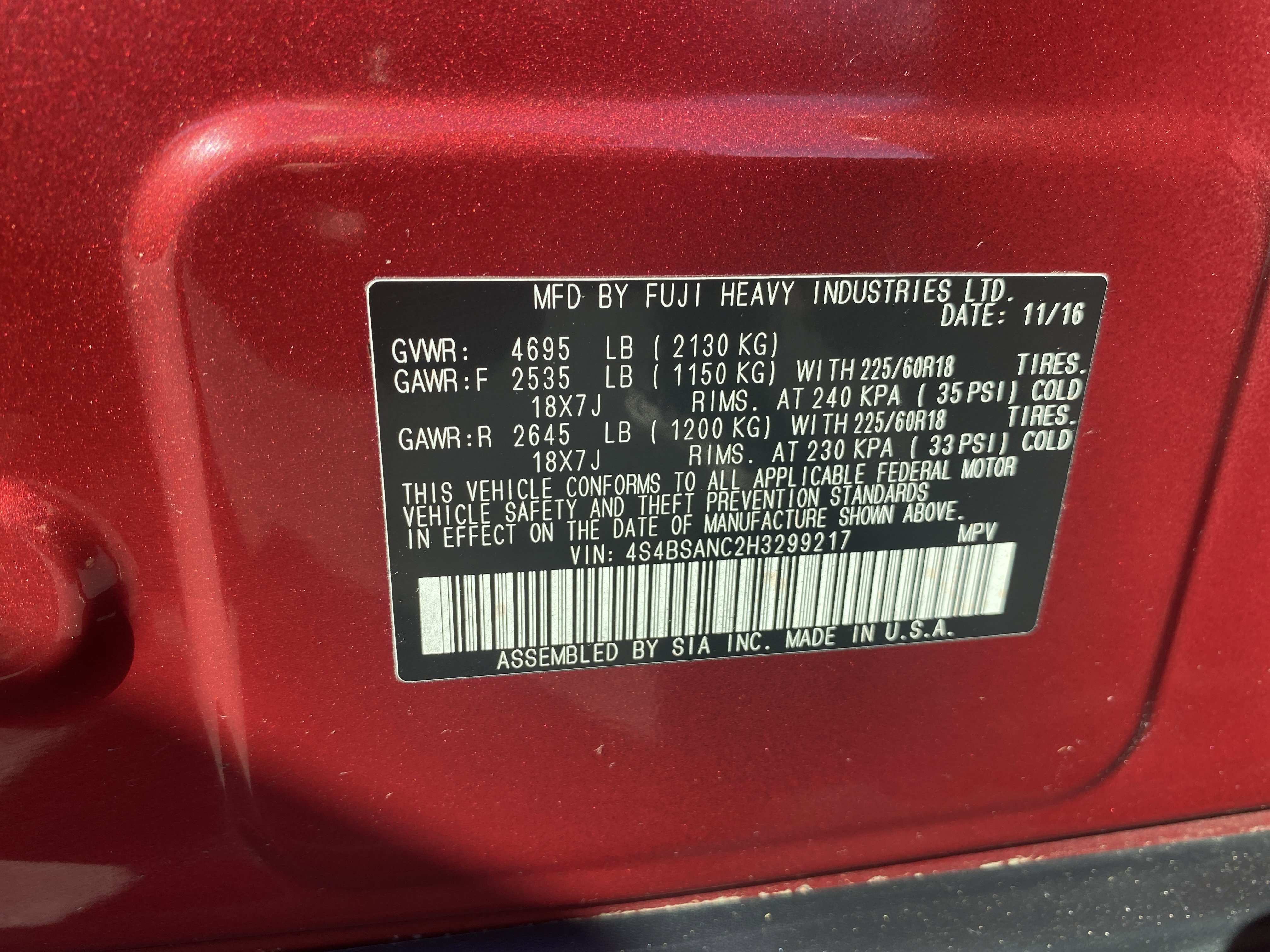 Used 2017 Subaru Outback 2.5i Limited AWD/4WD image 24