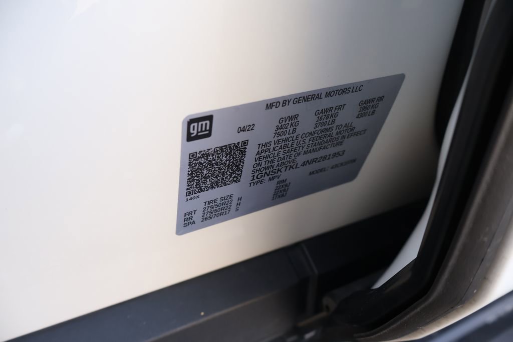 Used 2022 Chevrolet Tahoe High Country image 54