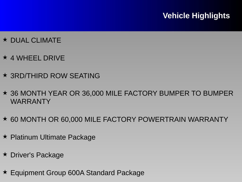 Used 2025 Ford Expedition Platinum w/ Platinum Ultimate Package AWD/4WD image 16