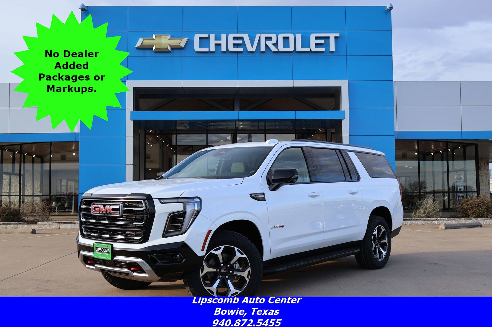 New 2026 GMC Yukon XL AT4