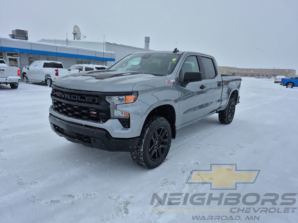 New 2026 Chevrolet Silverado 1500 Custom Trail Boss w/ Turbomax Blackout Package image 1