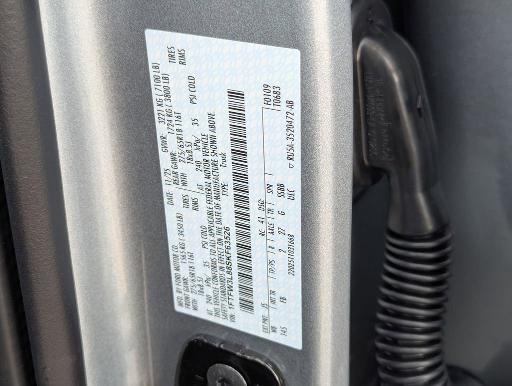 New 2025 Ford F150 XLT w/ Equipment Group 302A MID image 15