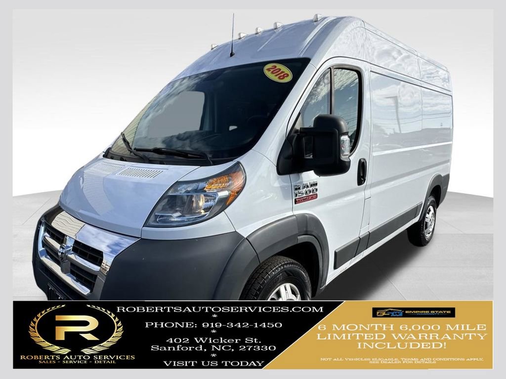Used 2018 RAM ProMaster 1500 w/ Premium Appearance Group