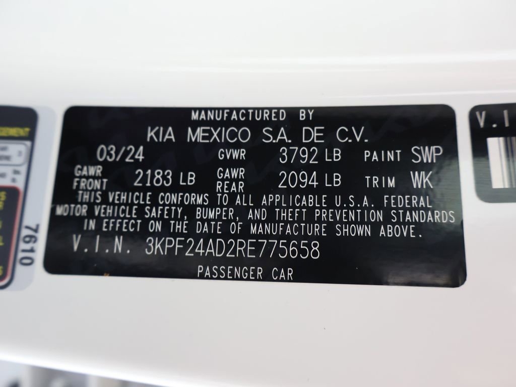 Certified 2024 Kia Forte LXS image 44