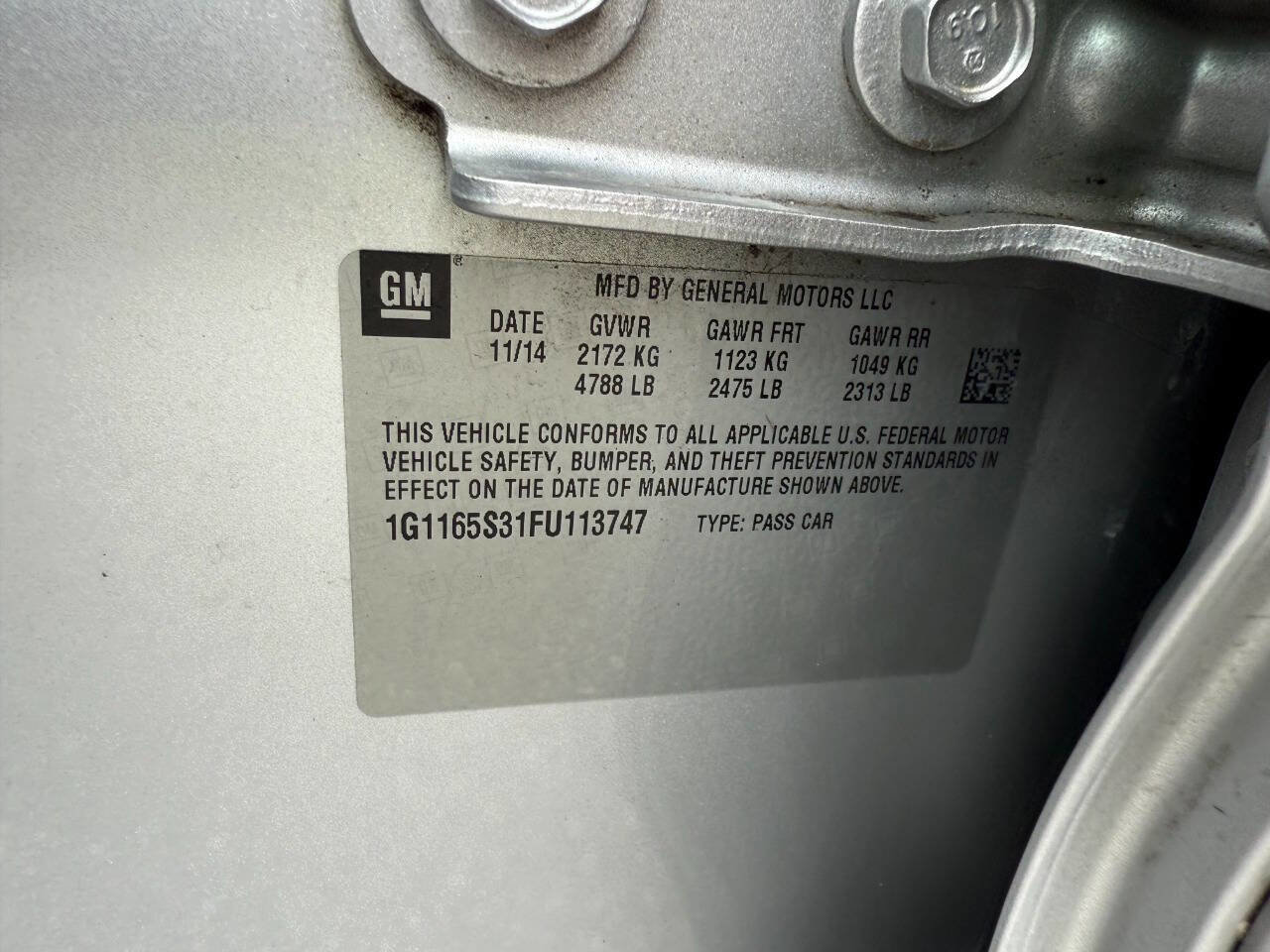 Used 2015 Chevrolet Impala LTZ FWD image 50