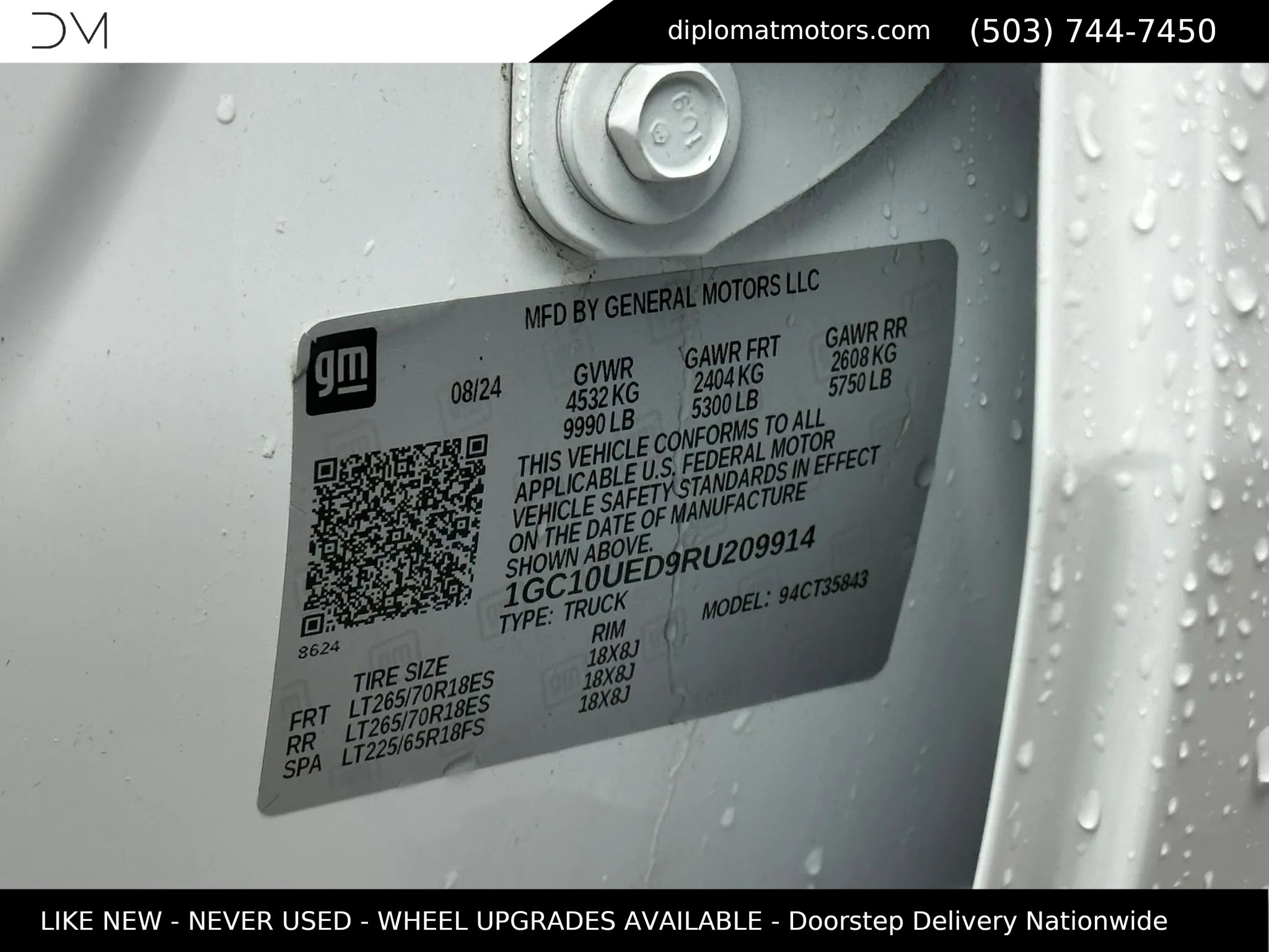 Used 2024 Chevrolet Silverado EV W/T image 46