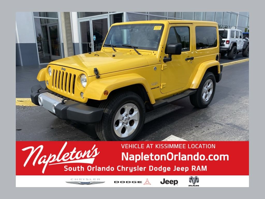 Used 2015 Jeep Wrangler Sahara w/ Connectivity Group AWD/4WD image 1