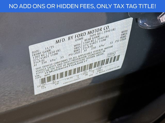 New 2026 Ford Explorer ST-Line w/ ST-Line Street Pack image 35