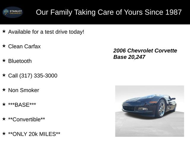 Used 2006 Chevrolet Corvette Convertible w/ Preferred Equipment Group image 9