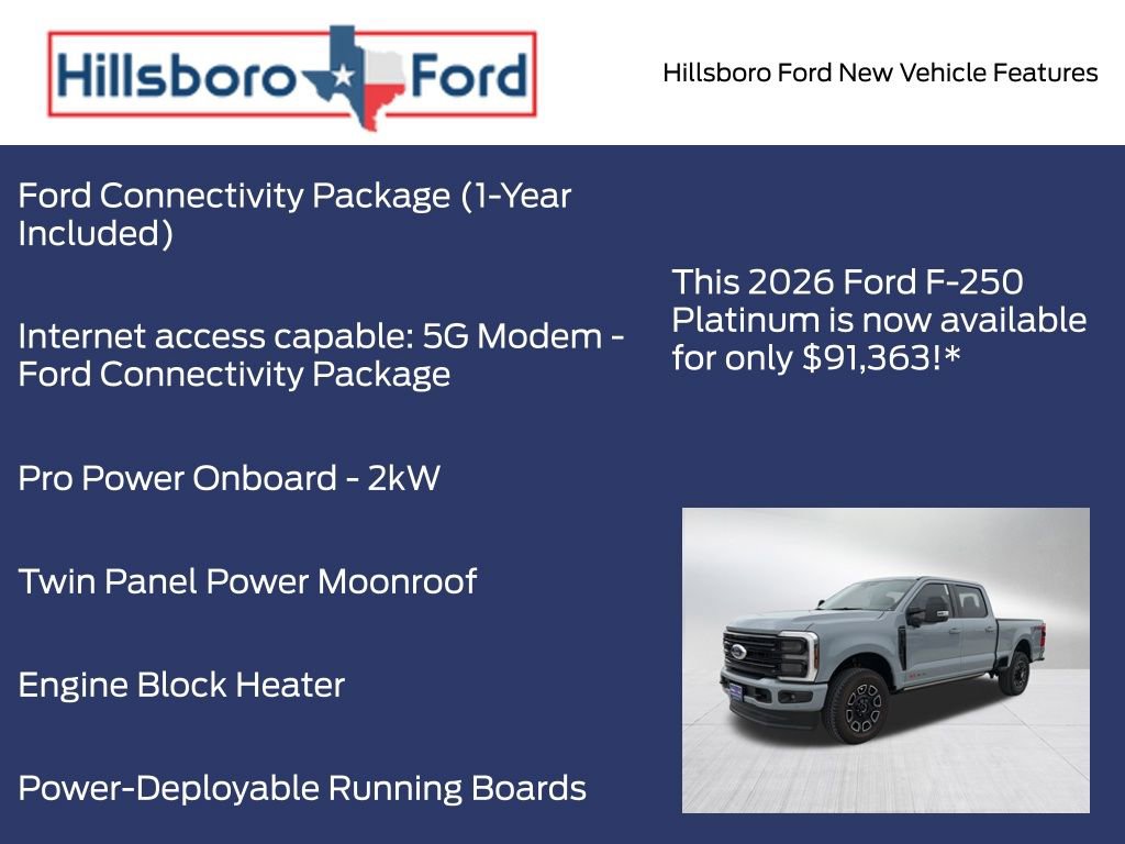 New 2026 Ford F250 Platinum image 14