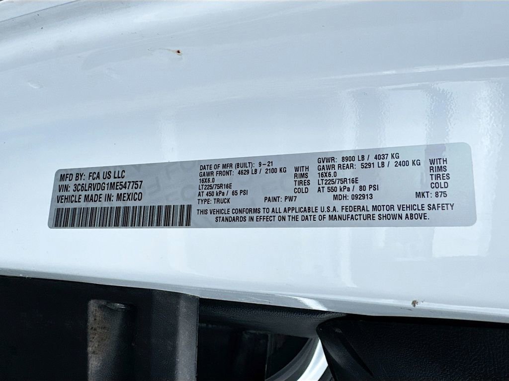 Used 2021 RAM ProMaster 2500 w/ Convenience Group FWD image 21