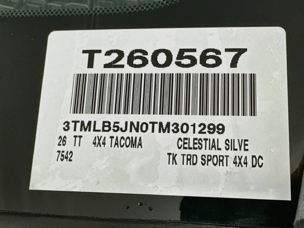 New 2026 Toyota Tacoma TRD Sport AWD/4WD image 18