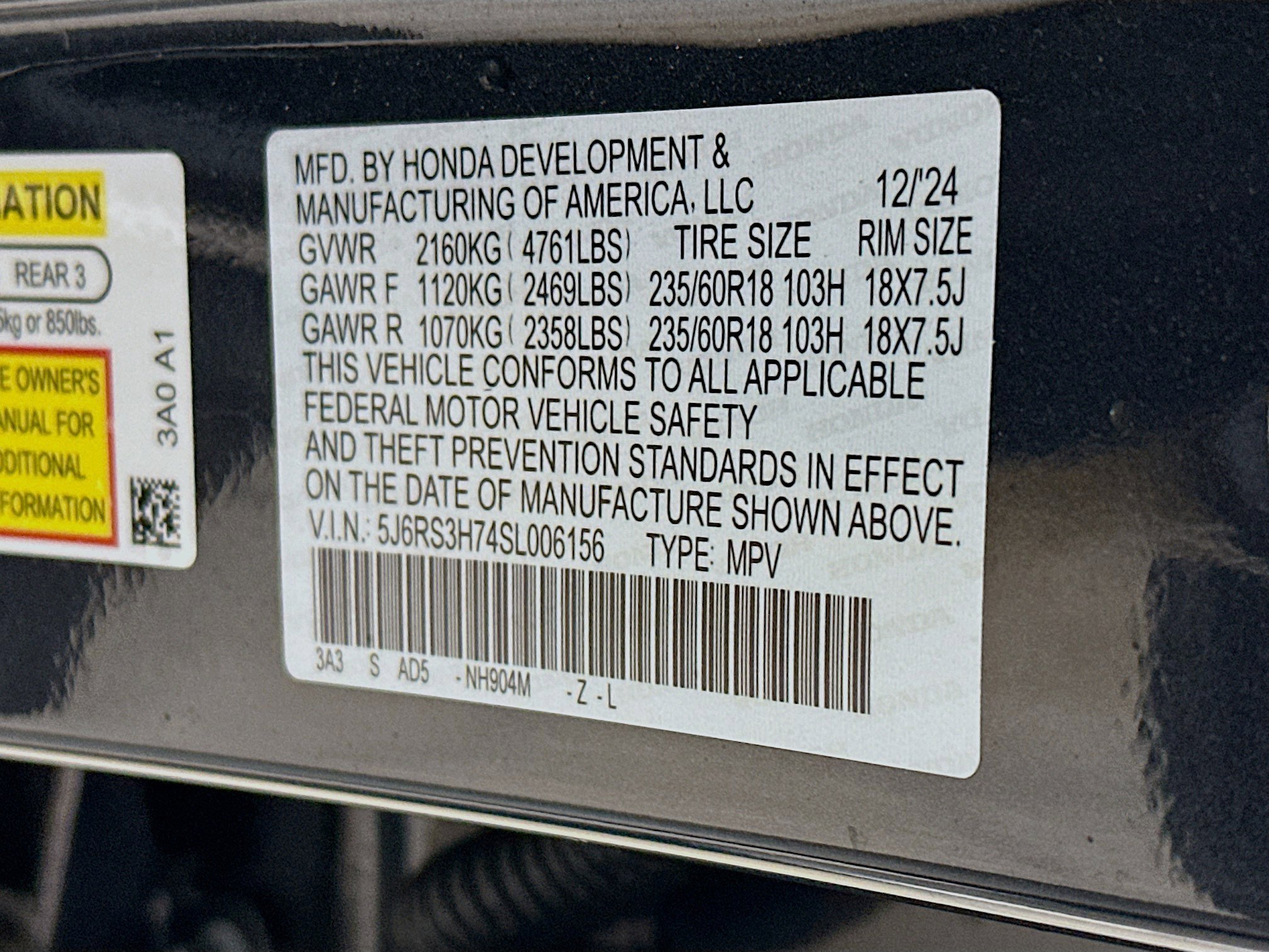 Used 2025 Honda CR-V EX-L image 12