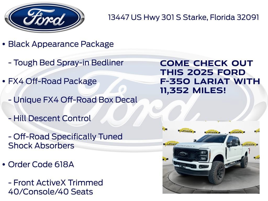 Certified 2025 Ford F350 Lariat w/ Lariat Ultimate Package AWD/4WD image 27