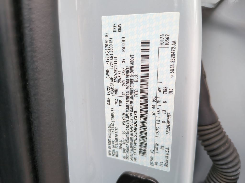 Used 2021 Ford F150 Lariat w/ Equipment Group 502A High AWD/4WD image 36