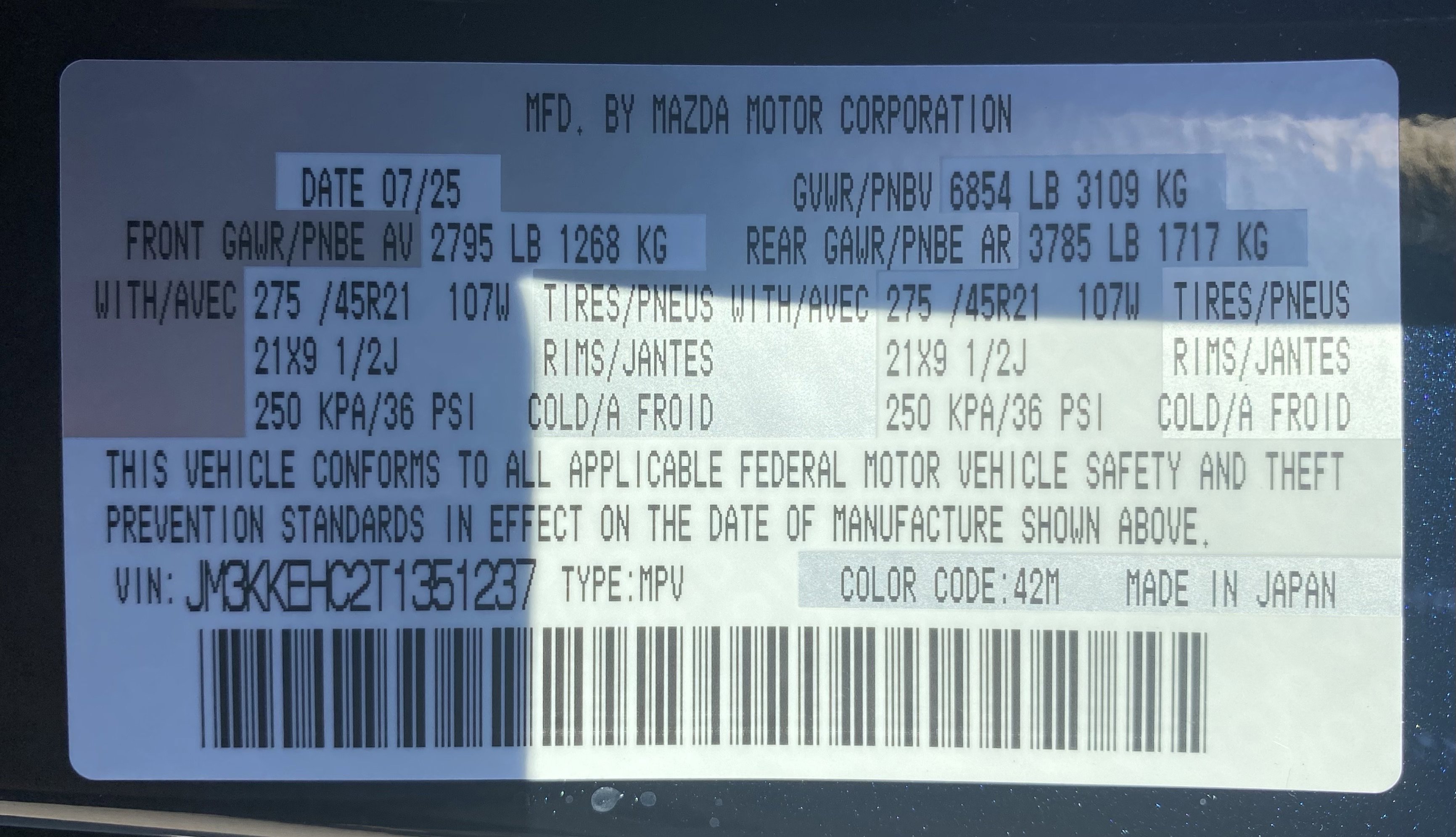 New 2026 MAZDA CX-90 3.3 Turbo S w/ Premium Plus image 49