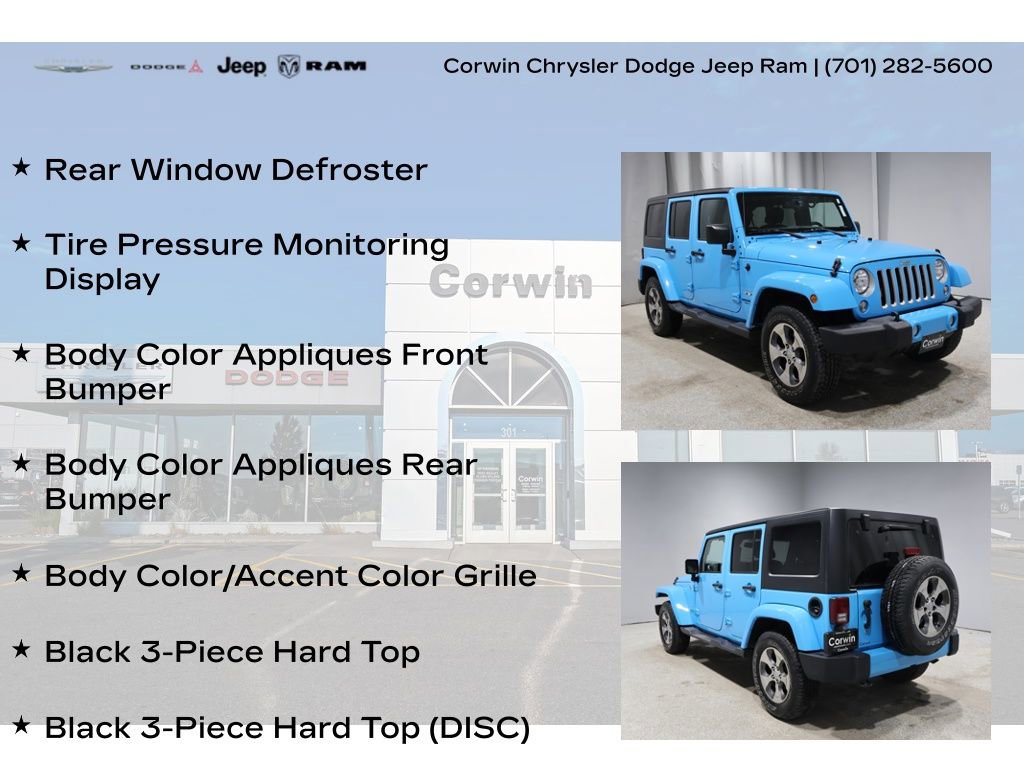 Used 2017 Jeep Wrangler Unlimited Sahara w/ Dual Top Group image 15