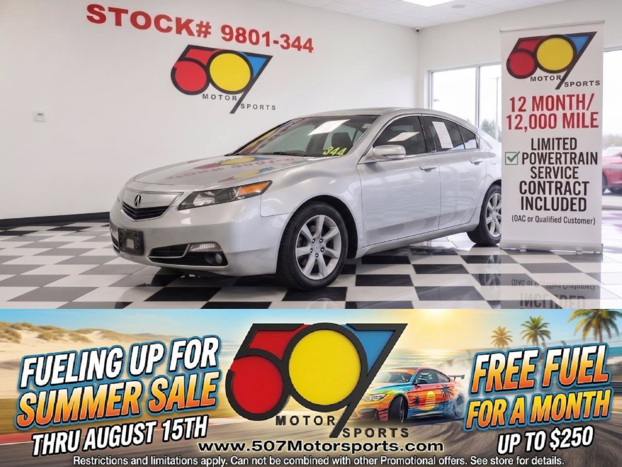 Used 2013 Acura TL w/ Technology Package