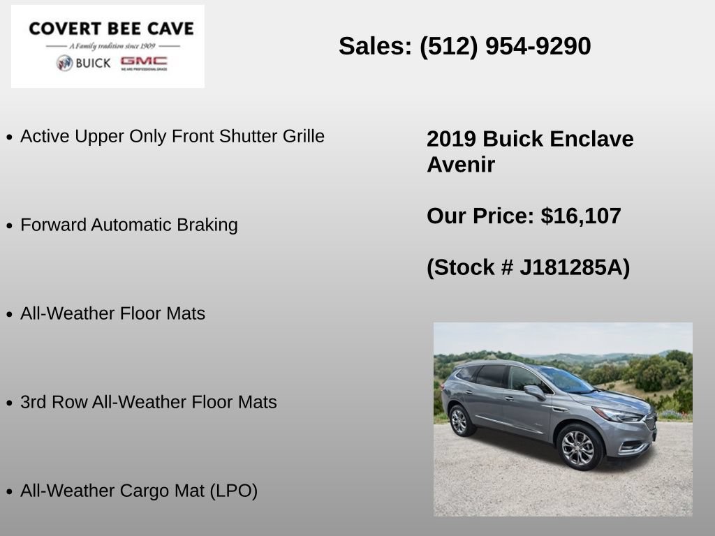 Used 2019 Buick Enclave Avenir w/ Avenir Technology Package FWD image 30