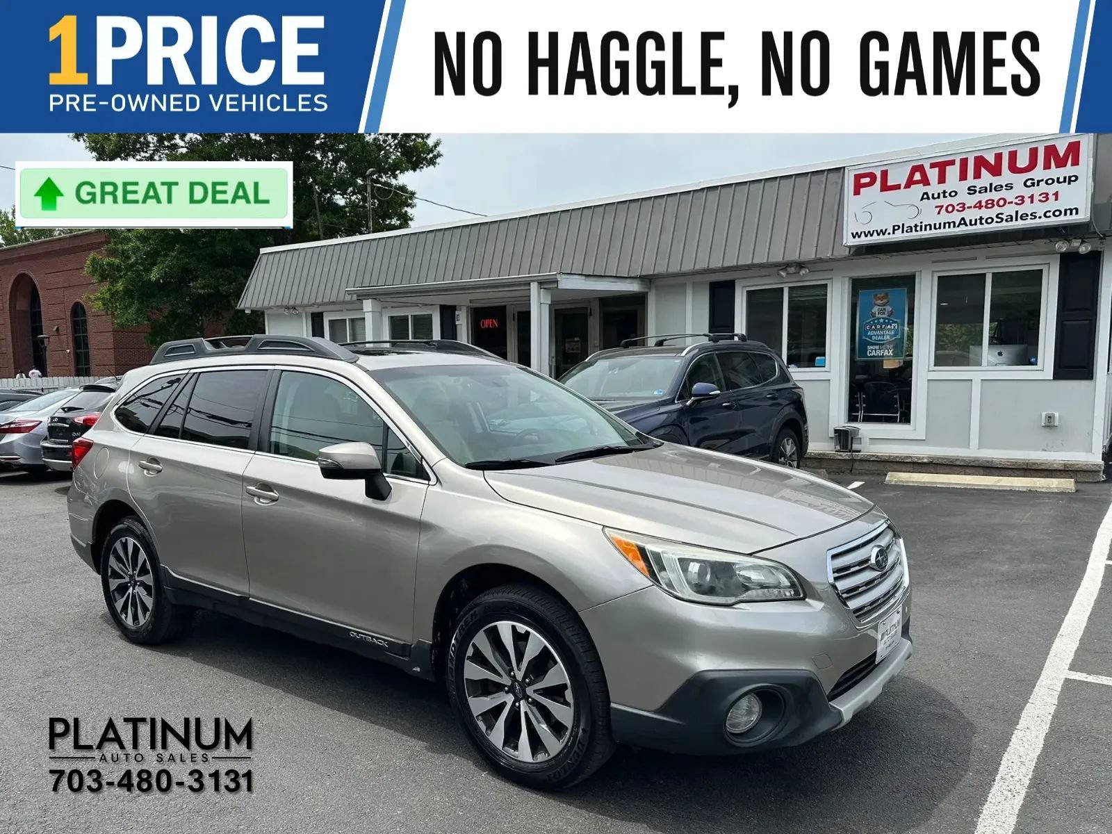 Used 2016 Subaru Outback 2.5i Limited AWD/4WD image 1