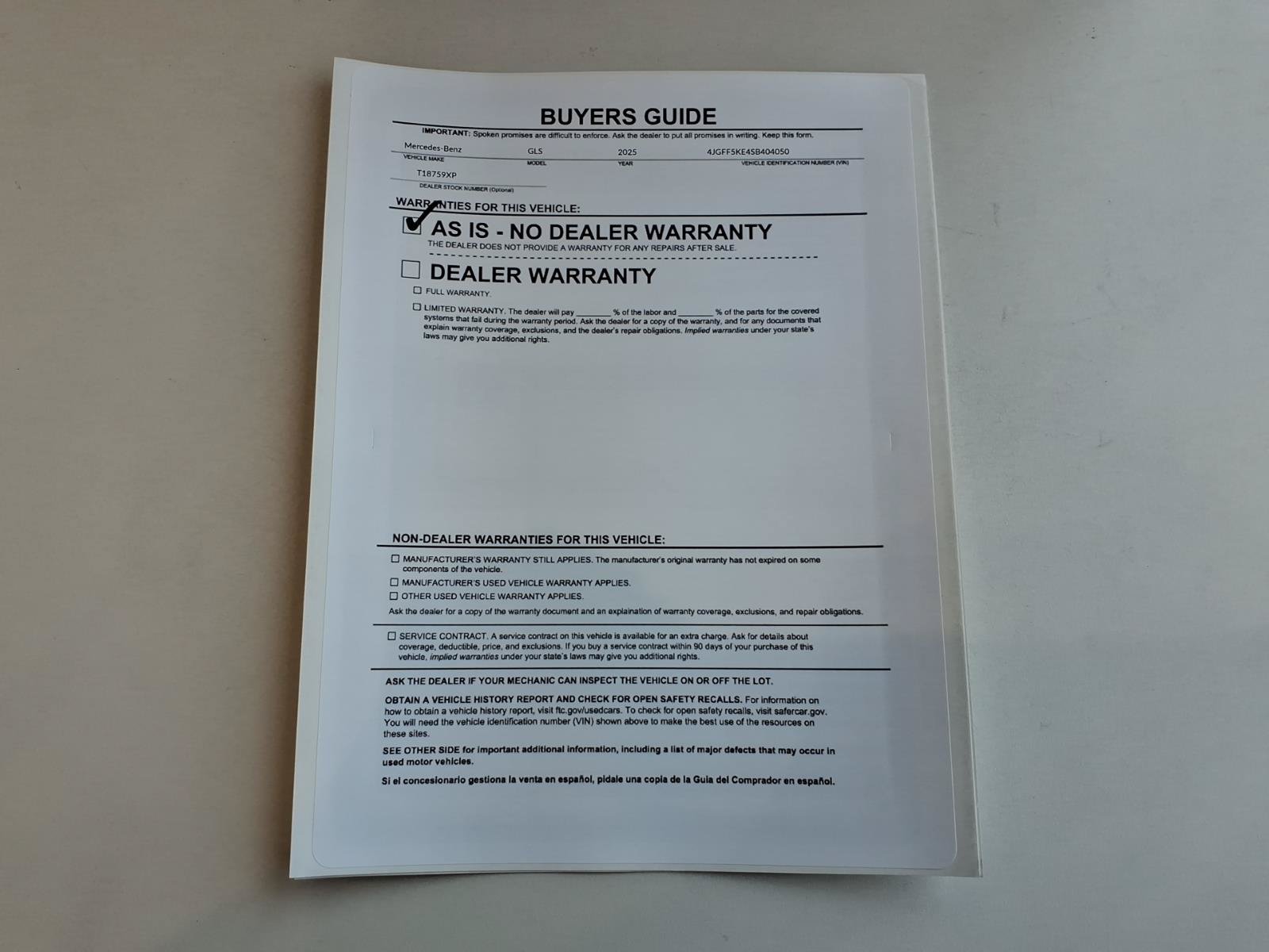 Used 2025 Mercedes-Benz GLS 450 4MATIC image 35