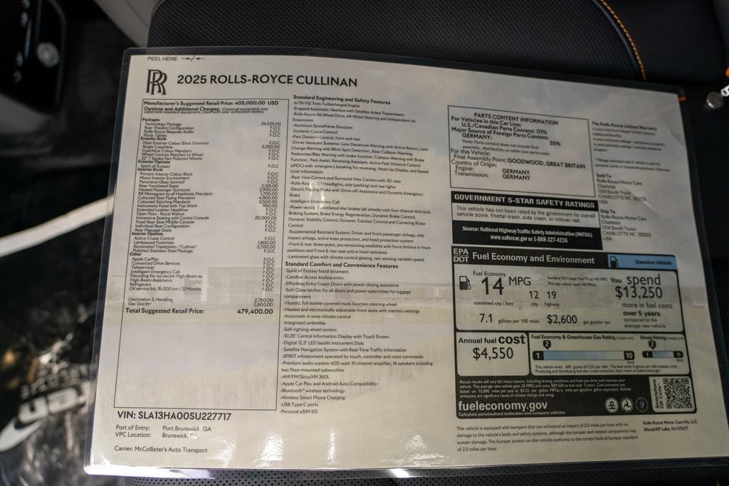 Used 2025 Rolls-Royce Cullinan AWD/4WD image 33