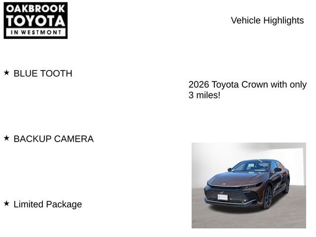New 2026 Toyota Crown Limited image 2