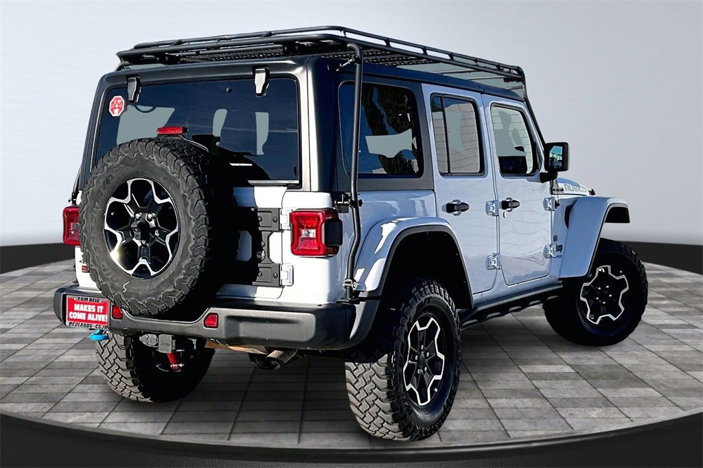 Used 2021 Jeep Wrangler Unlimited Rubicon 4xe w/ Steel Bumper Group image 14