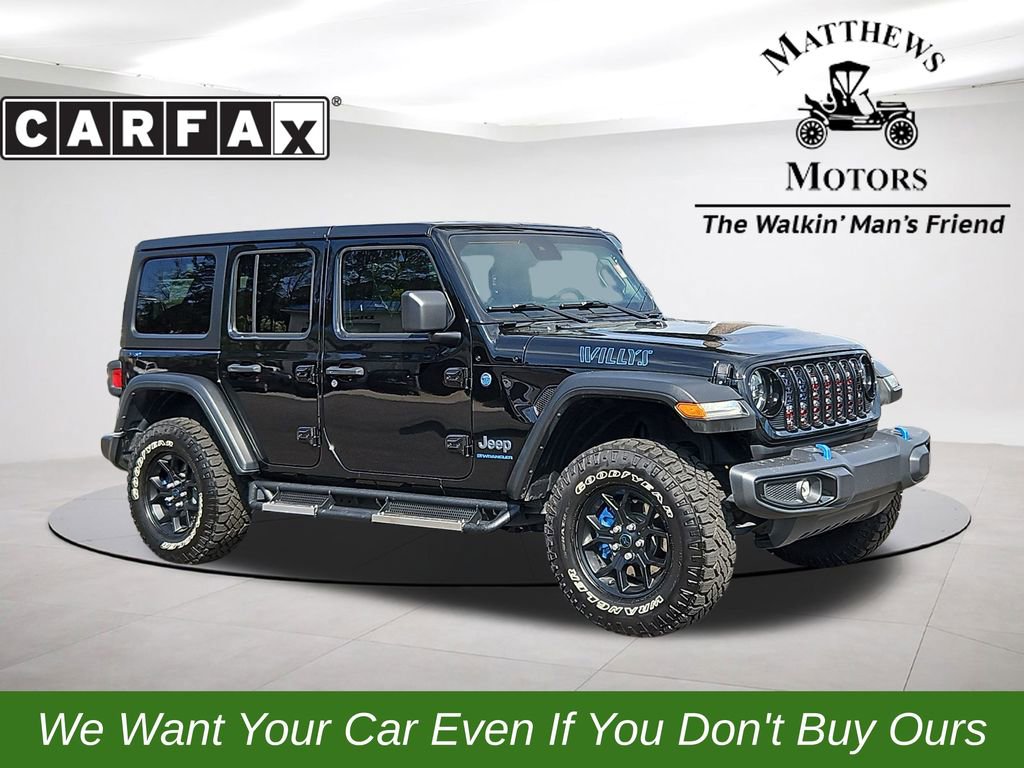 Used 2024 Jeep Wrangler Willys 4xe image 1