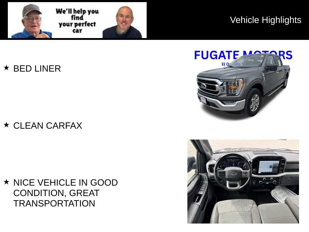 Used 2022 Ford F150 XLT w/ Equipment Group 302A High AWD/4WD image 9