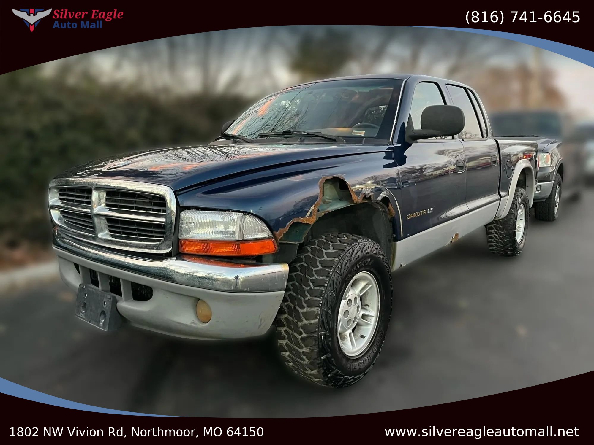 Used 2000 Dodge Dakota 4x4 Quad Cab image 1