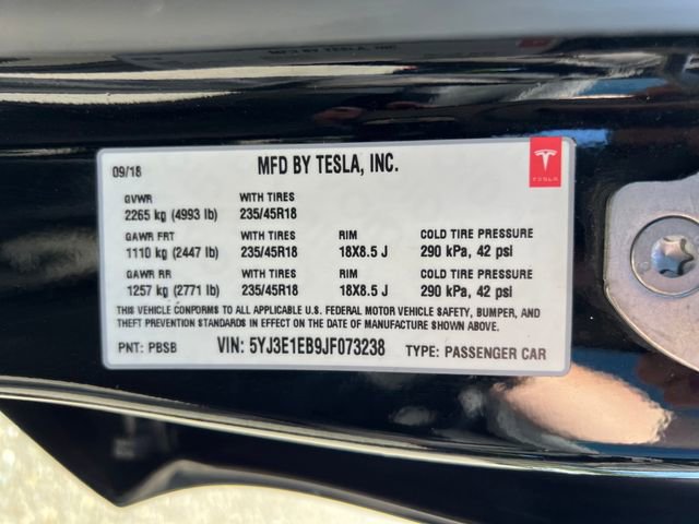 Used 2018 Tesla Model 3 Long Range AWD/4WD image 19
