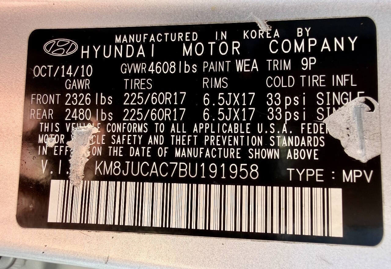 Used 2011 Hyundai Tucson GLS AWD/4WD image 51